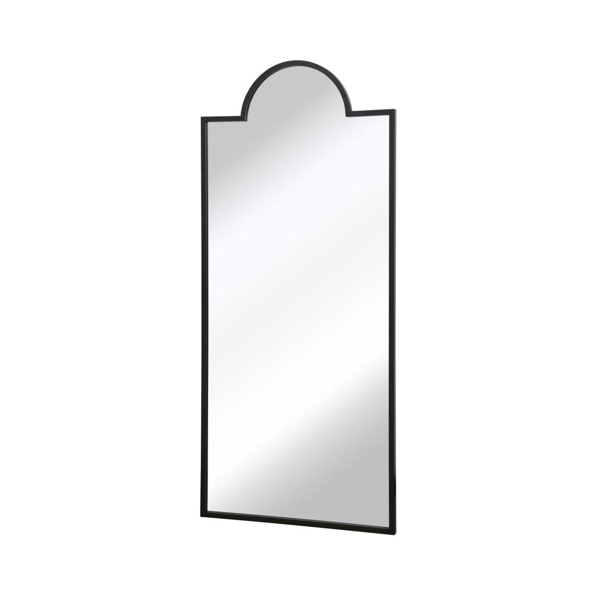 Jenestra Modern Arched Full Length Leaner Mirror Black – image 3