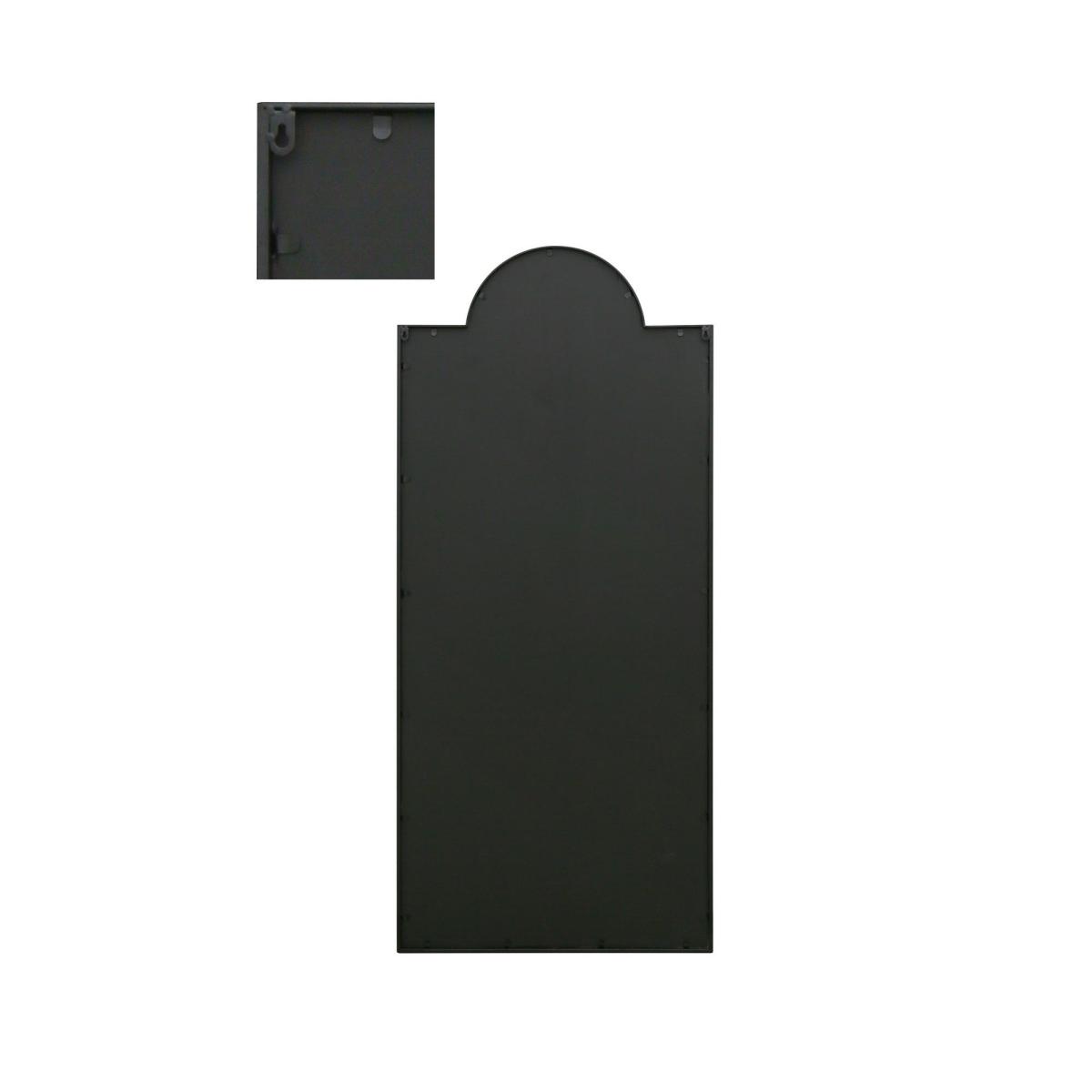 Jenestra Modern Arched Full Length Leaner Mirror Black – image 4