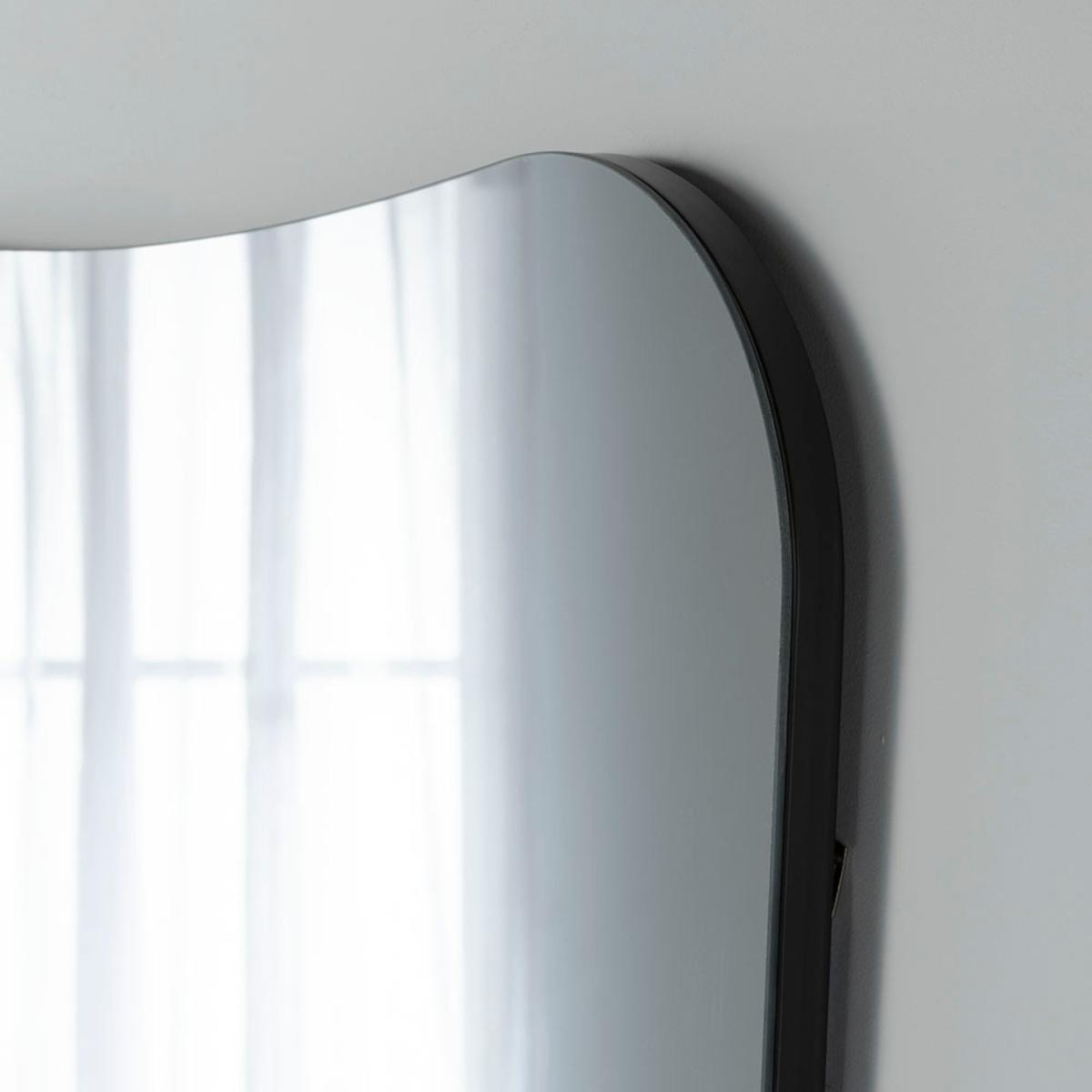 Yearn Curved Full Length Wall Mirror Black – image 2