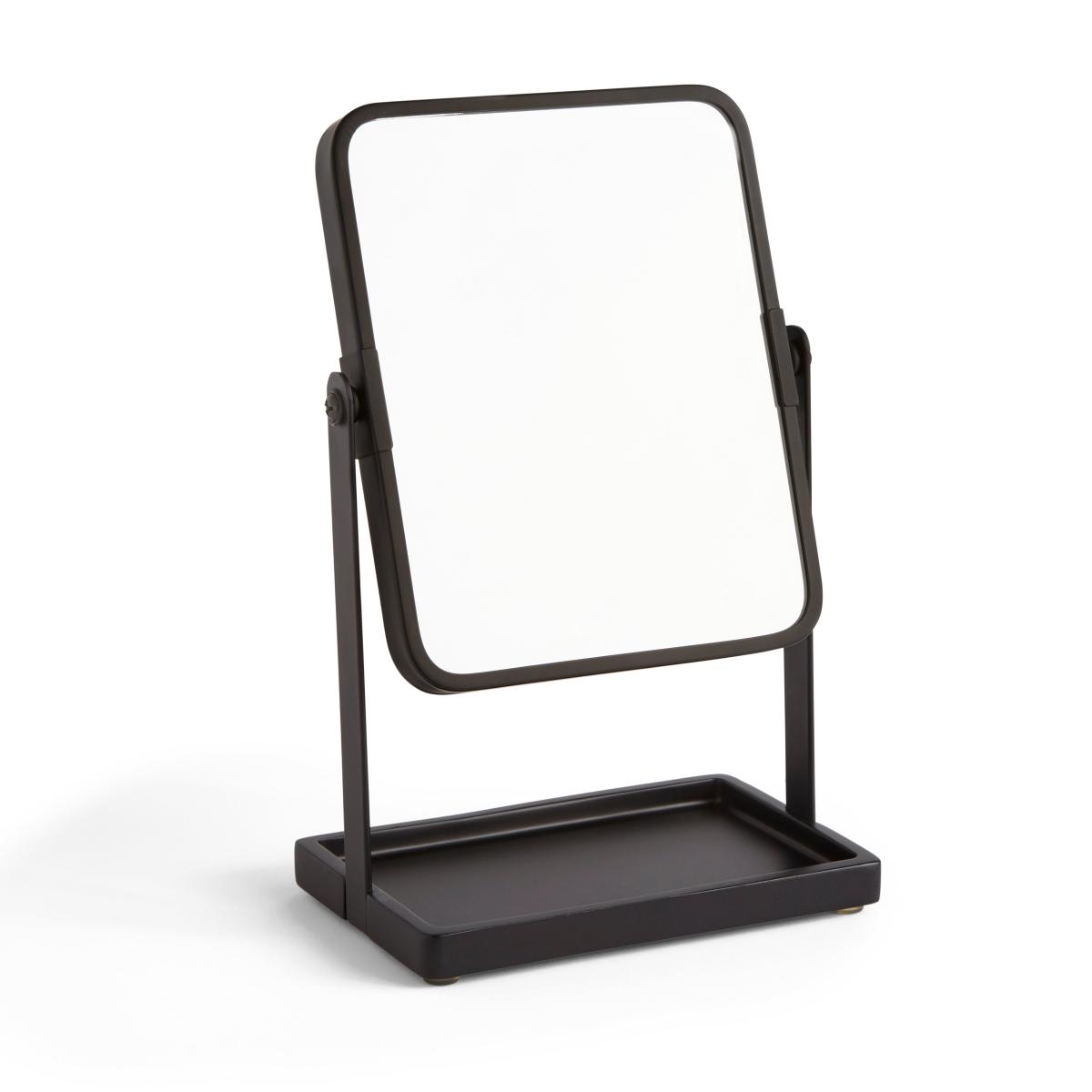 Freestanding Square Dressing Table Mirror with Tray – image 3
