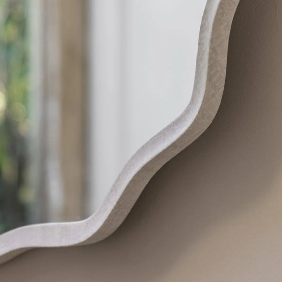 Cedar and Sage Seabrook Wave Round Wall Mirror – image 3