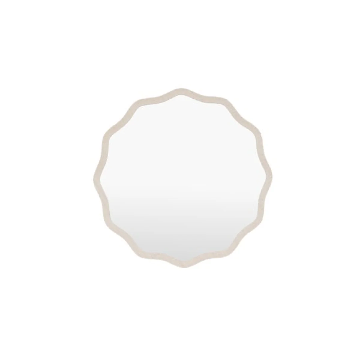 Cedar and Sage Seabrook Wave Round Wall Mirror – image 4