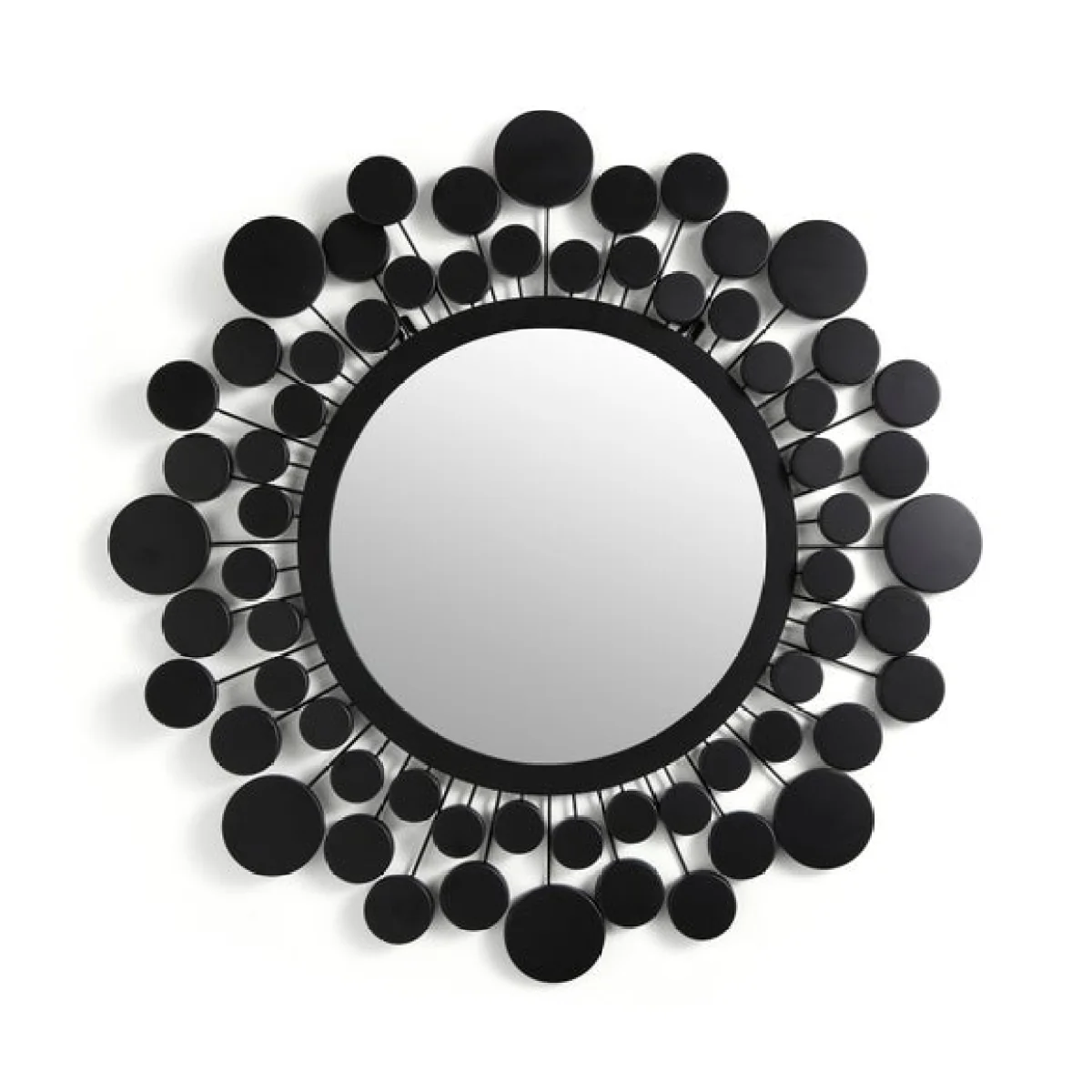 Amazonica Circles Round Indoor and Outdoor Mirror Black – image 4