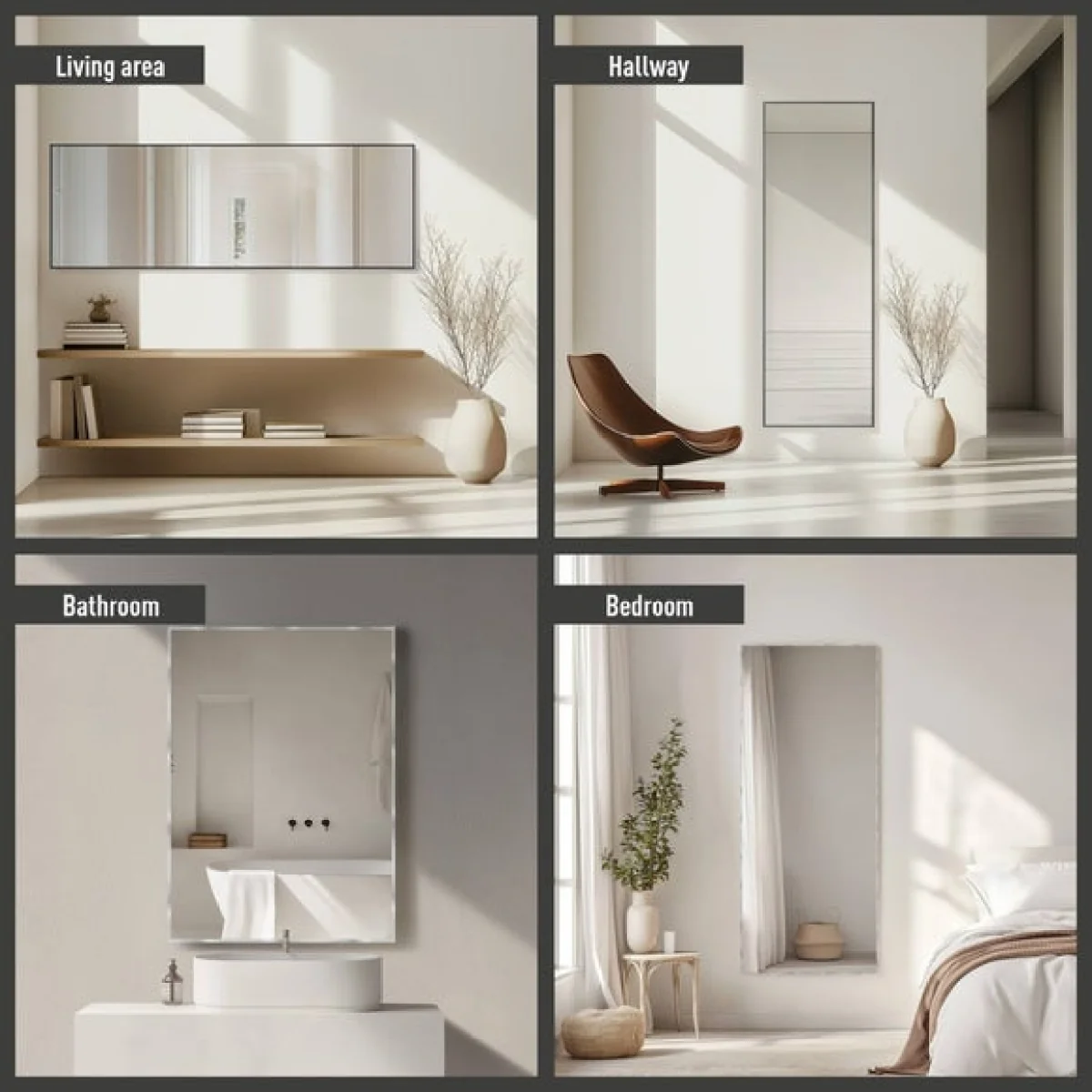 Nielsen Alpha Rectangle Wall Mirror – image 6