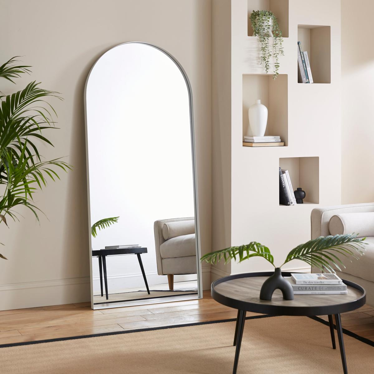 New York Arched Indoor Outdoor Full Length Leaner Mirror – image 2