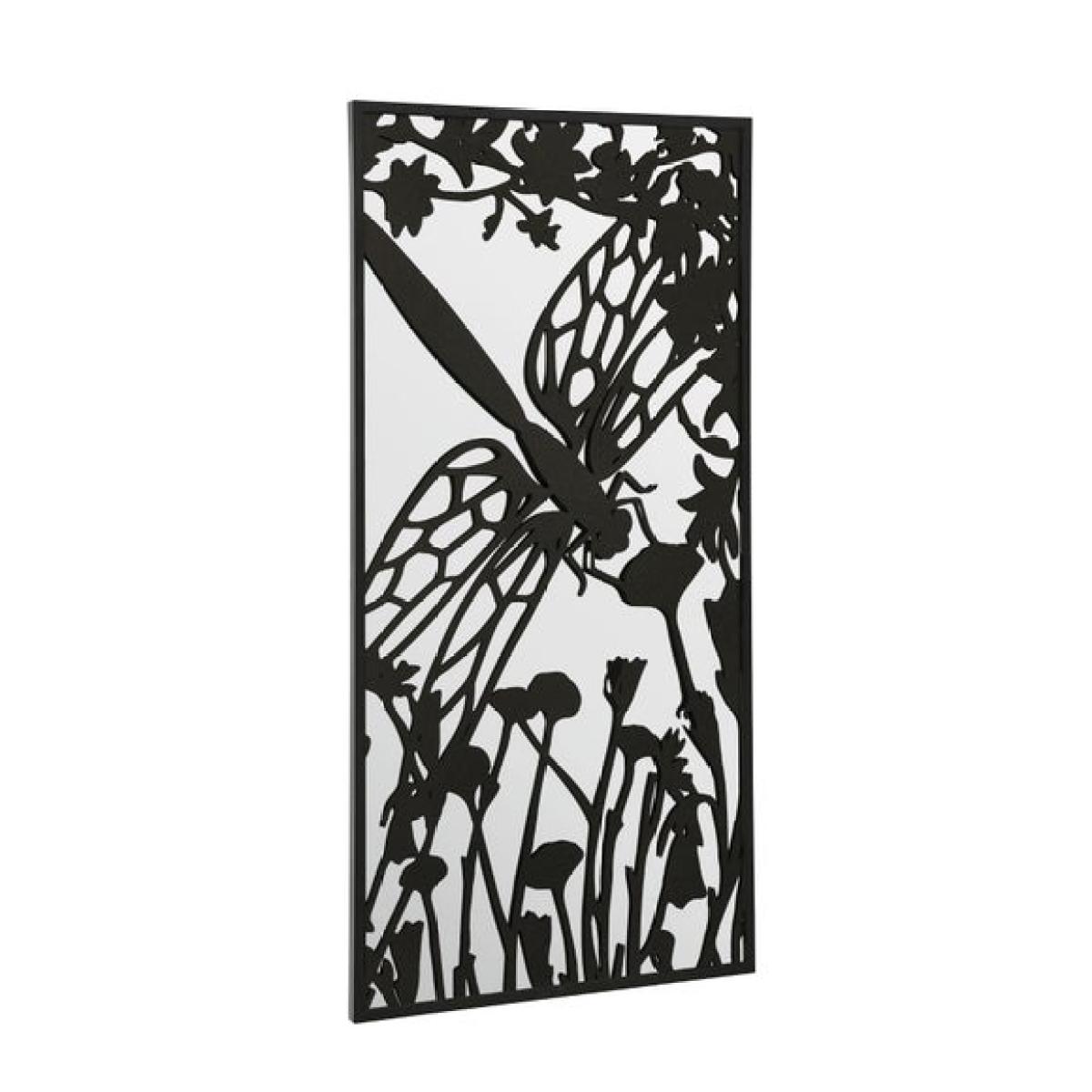 Kirkby Dragonfly Silhouette Rectangle Indoor Outdoor Wall Mirror – image 4
