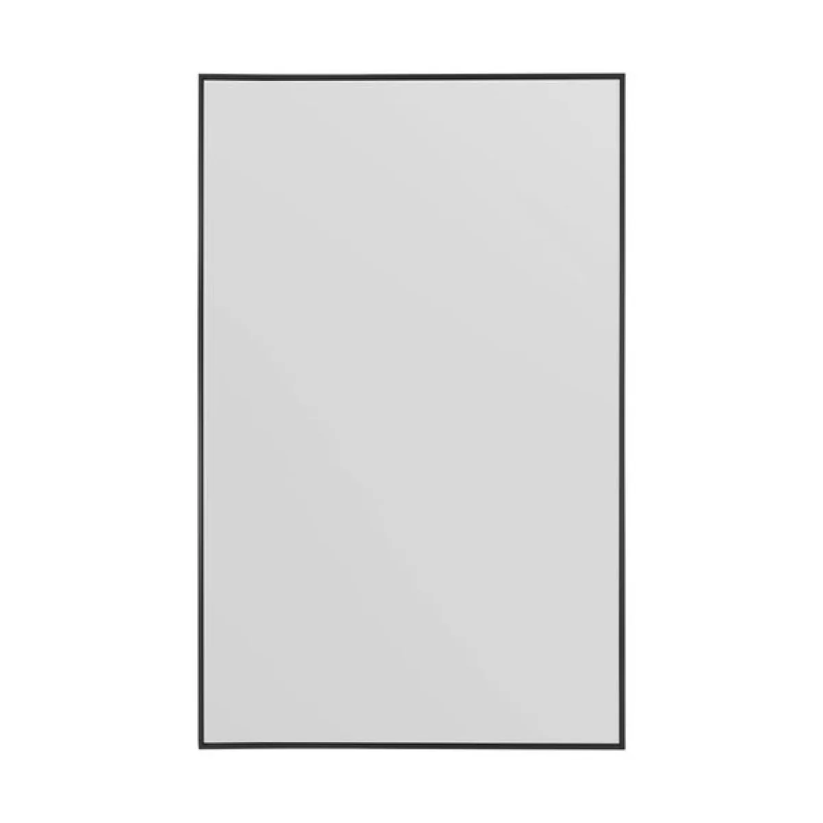 Artus Aluminium Edged Wide Wall Leaner Mirror Black – image 2