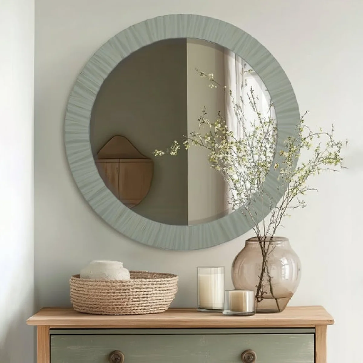 Cedar and Sage Dales Wall Mirror – image 1