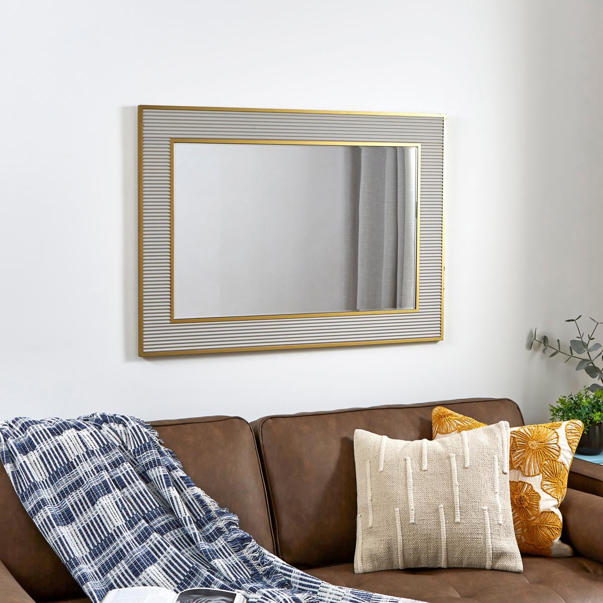 Georgi Overmantel Wall Mirror Natural – image 1