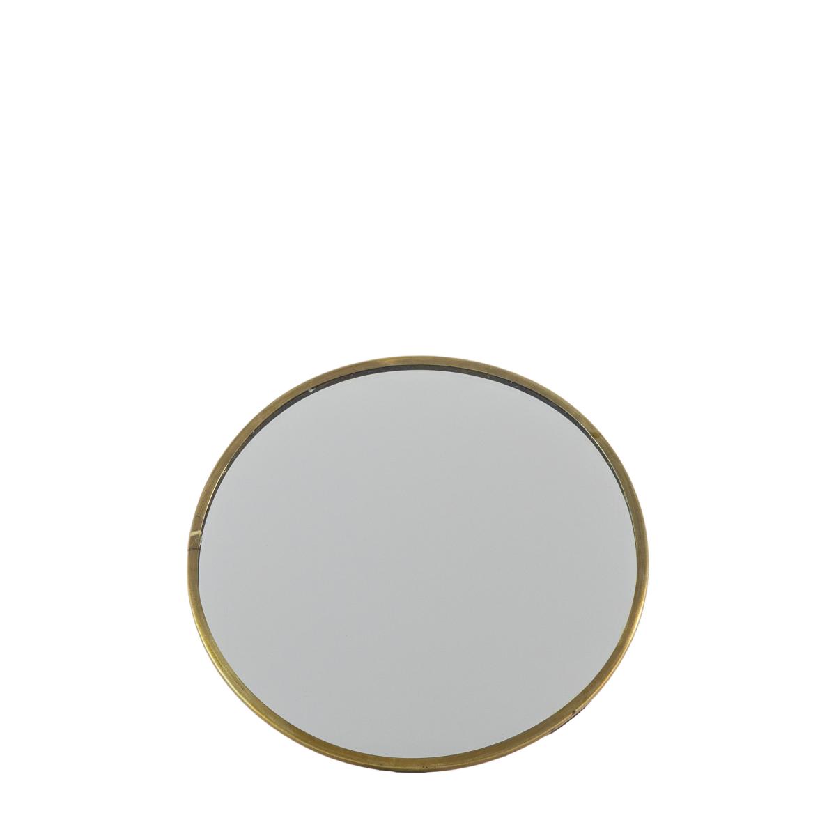 Mitchell Round Dressing Table Mirror Antique Brass – image 2