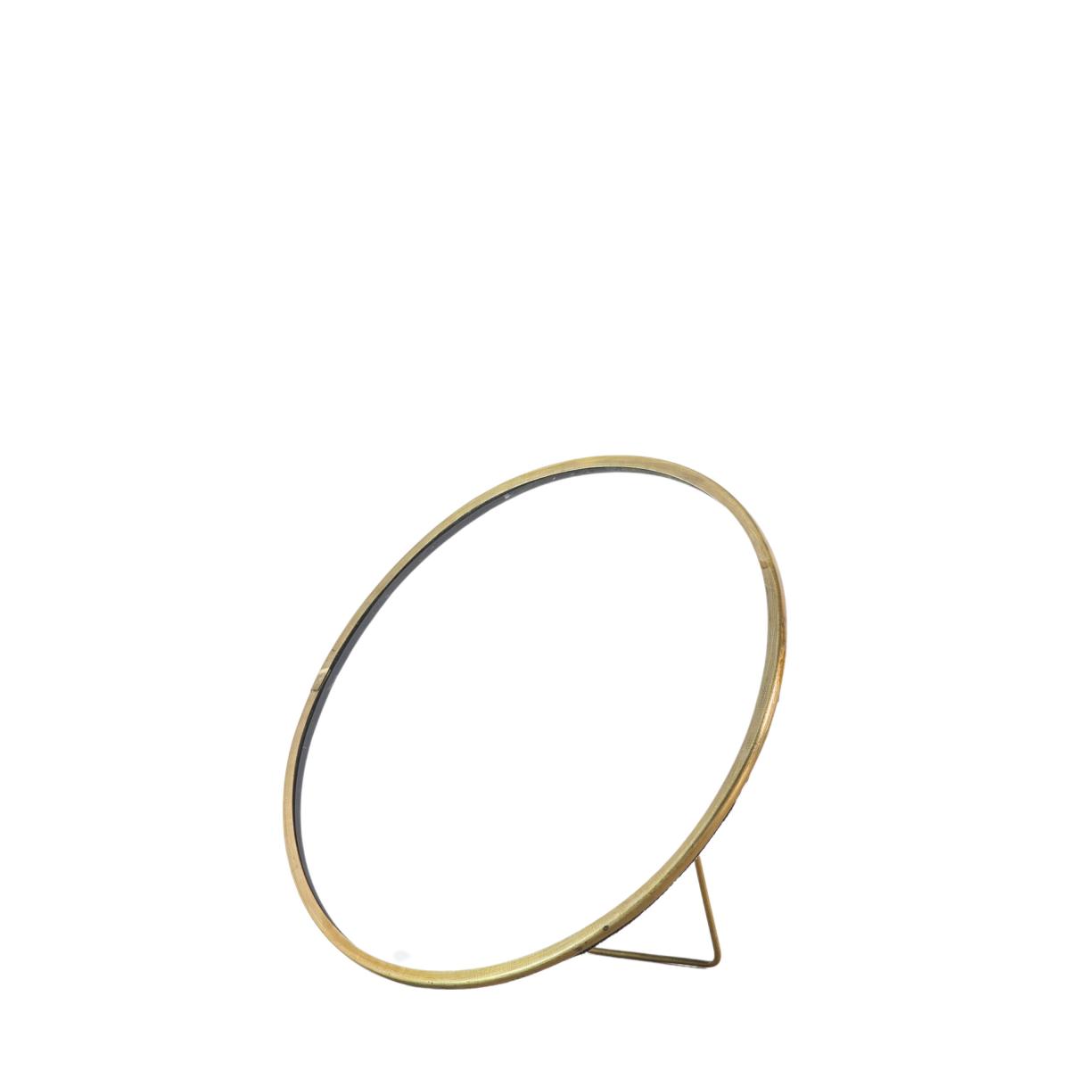 Mitchell Round Dressing Table Mirror Antique Brass – image 4