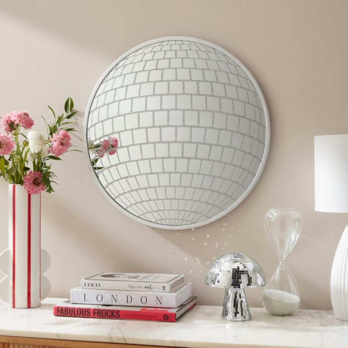 Disco Ball Round Wall Mirror – image 2