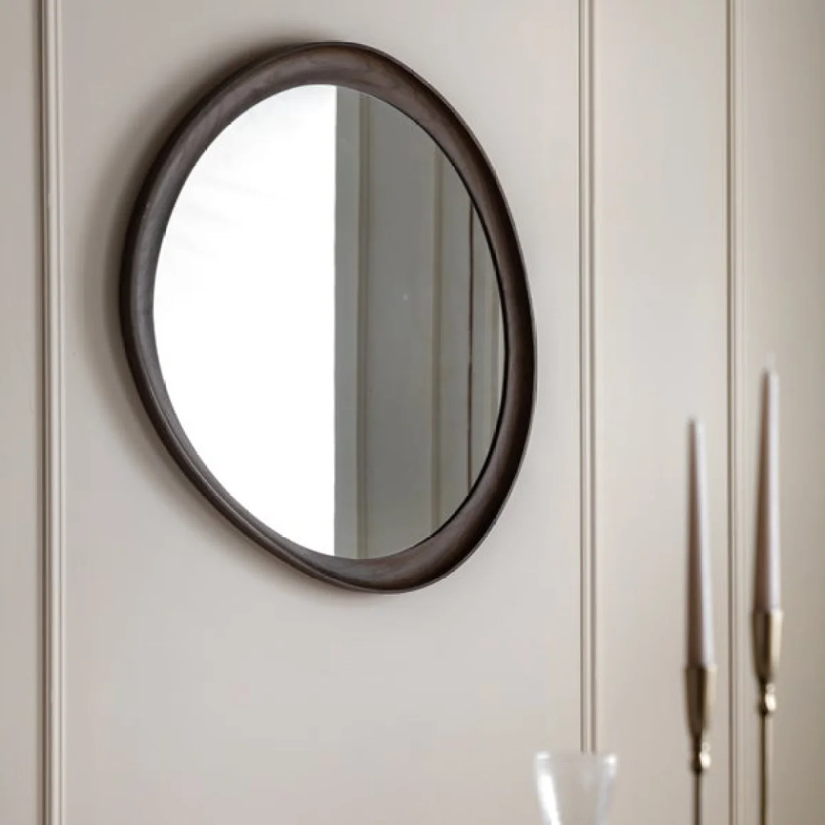 Cedar and Sage Nordica Pebble Wall Mirror – image 1