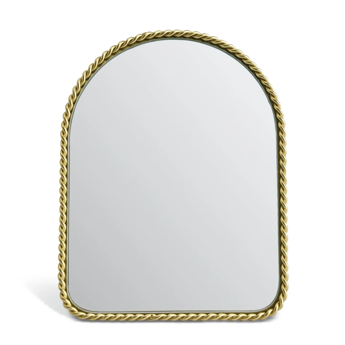 Habitat Gold Rope Twist Arch Dressing Table Mirror - 16x21cm – image 3