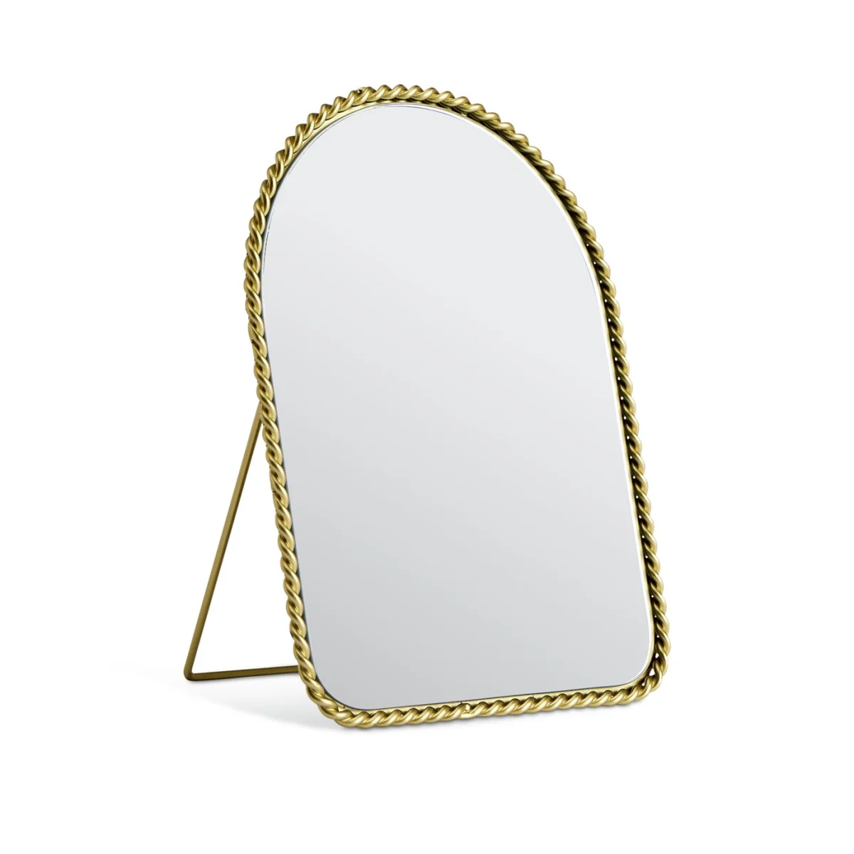 Habitat Gold Rope Twist Arch Dressing Table Mirror - 16x21cm – image 5