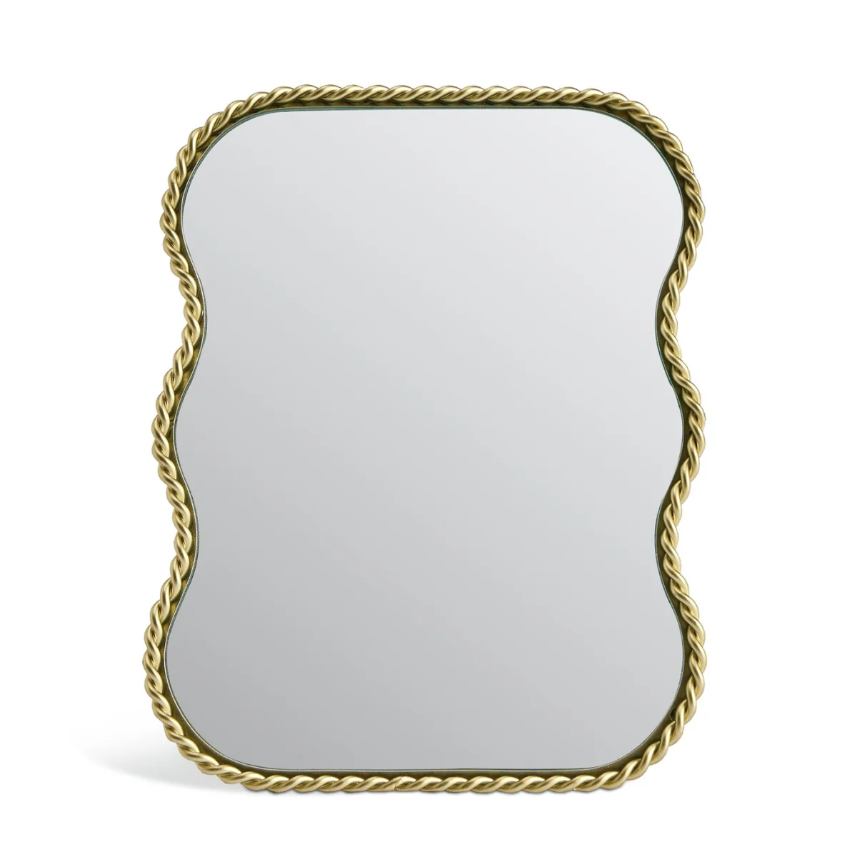Habitat Gold Rope Twist Dressing Table Mirror - 21x16cm – image 3