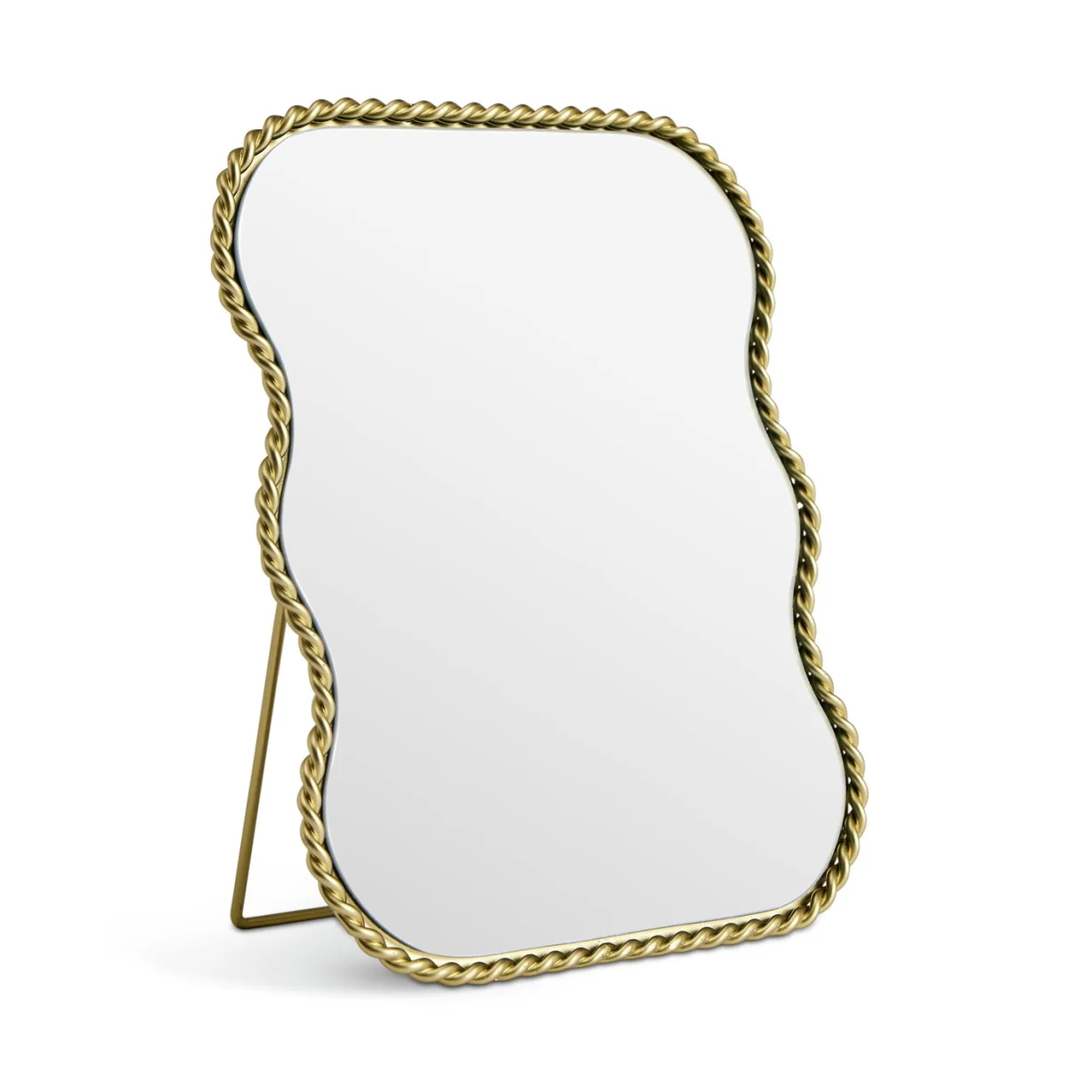 Habitat Gold Rope Twist Dressing Table Mirror - 21x16cm – image 5