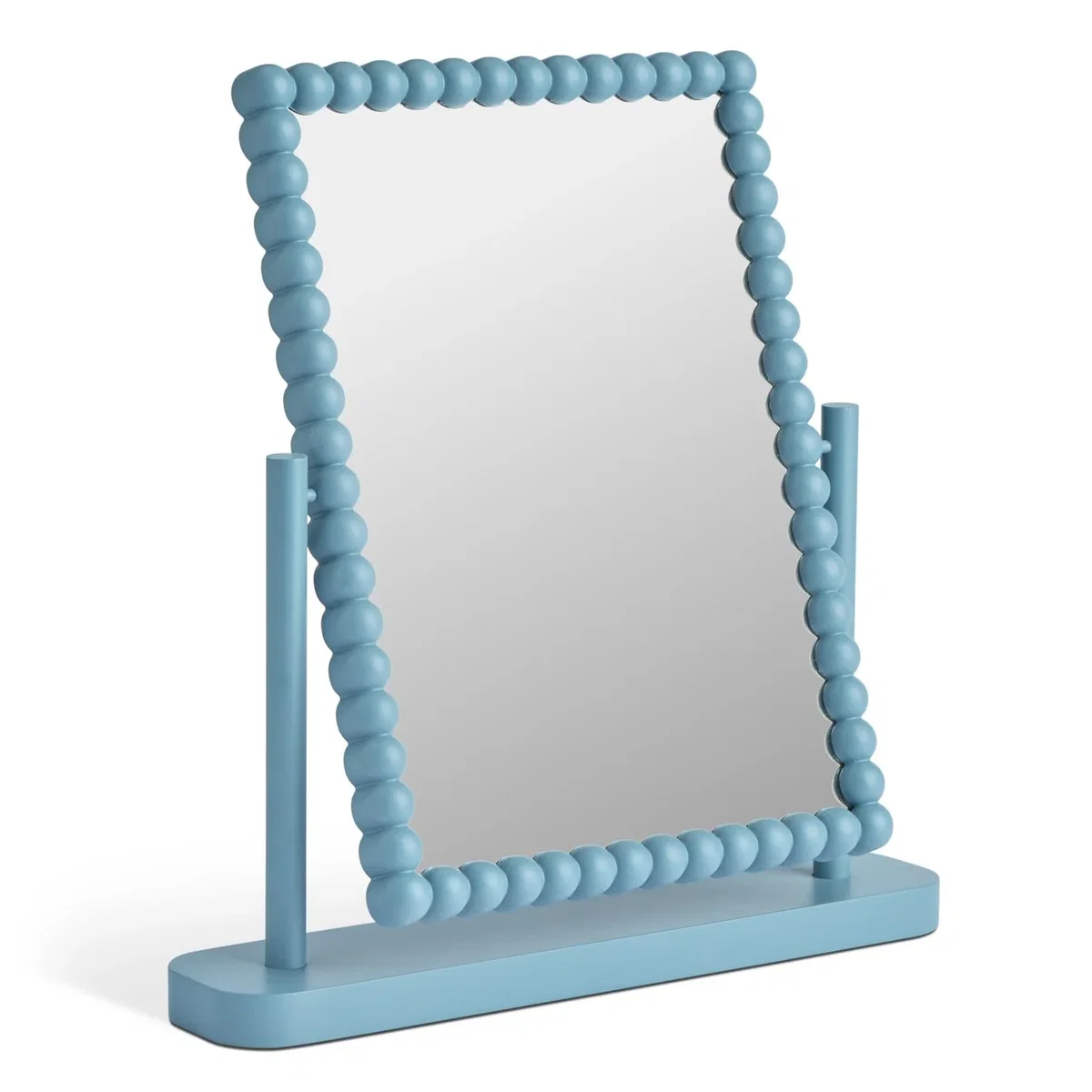 Habitat Blue Bobbin Dressing Table Mirror - 35x33cm – image 3