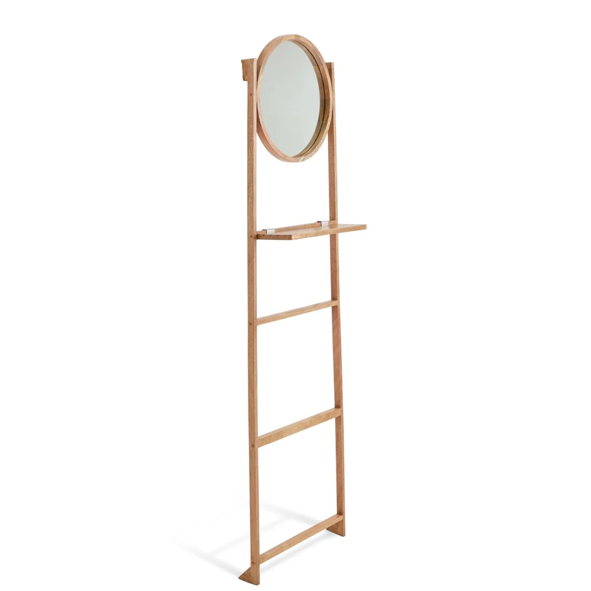 Habitat Free Standing Towel Ladder and Mirror - Natural – image 5