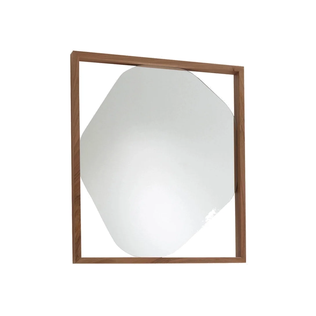 Ligne Roset Belize Mirror Small Black Stained Ash