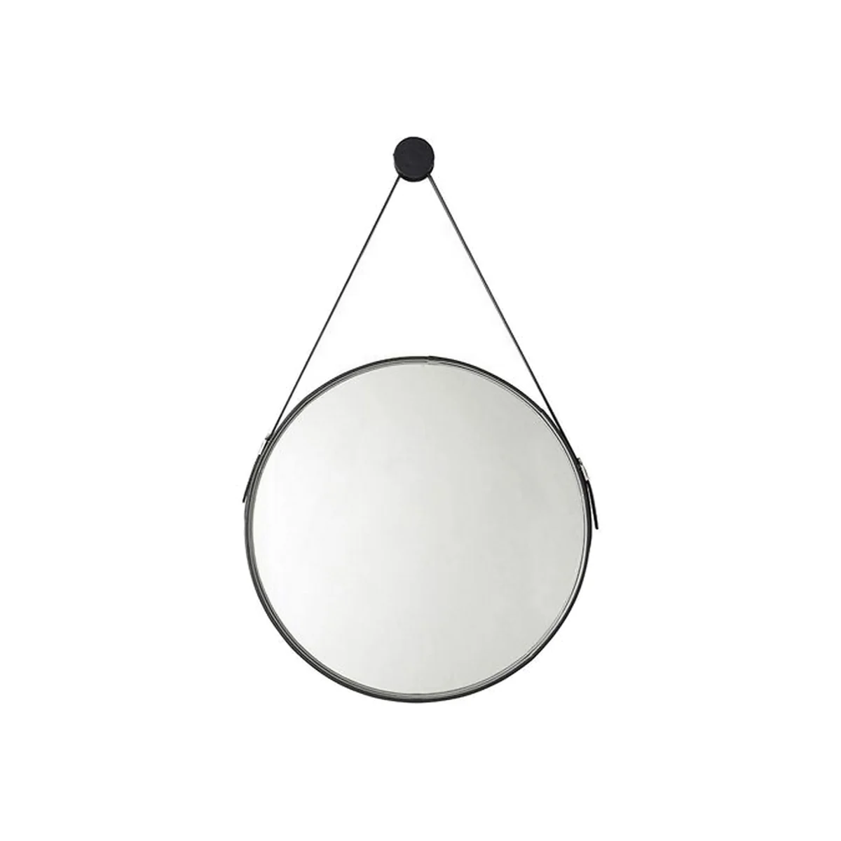 Bathstore Noir 600mm Round Mirror