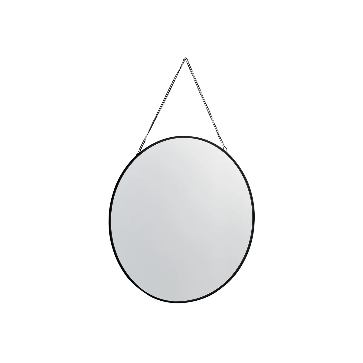 Round Mirror - Black - 30cm