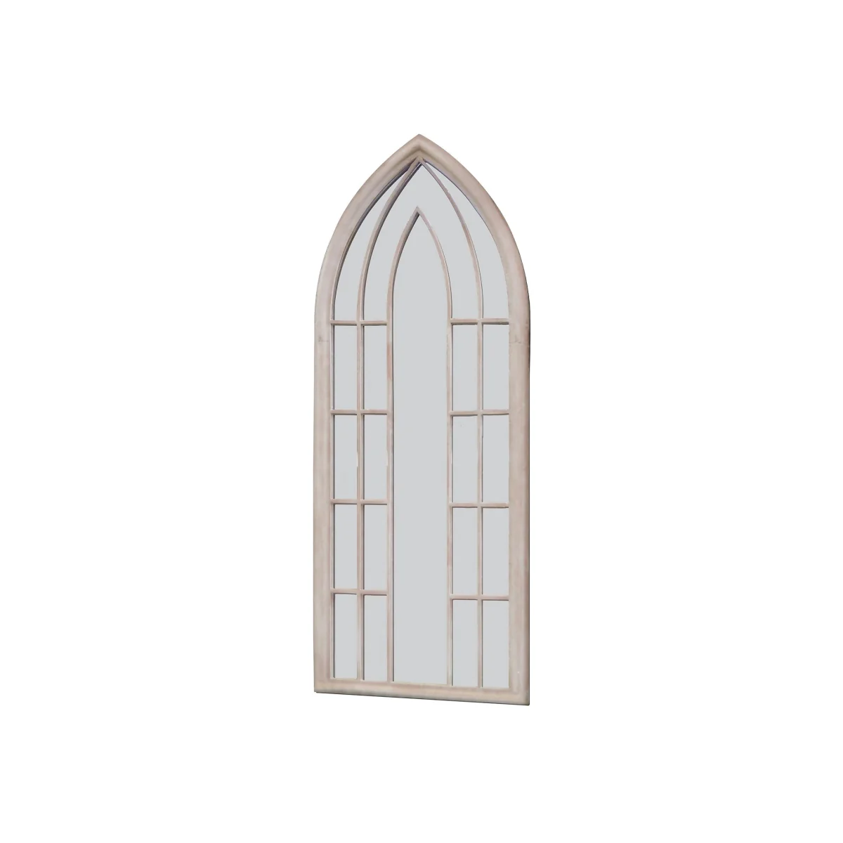 MirrorOutlet Somerley Sunflower Gothic Arch Large Garden Mirror - 150x61 cm