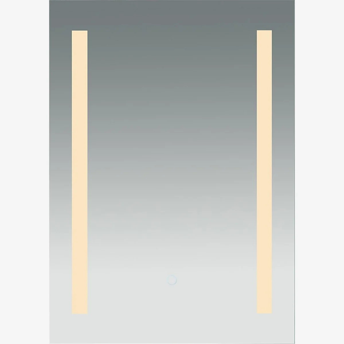 Painswick Vertical Light Bars Mirror - 700x500mm