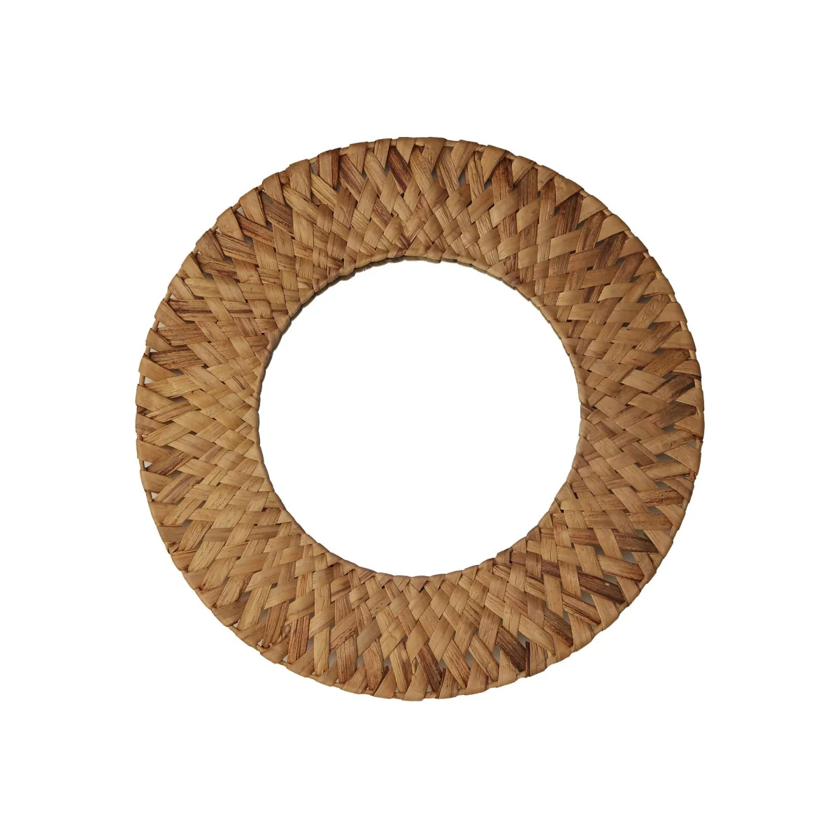 Mumbai Natural Woven Circular Mirror