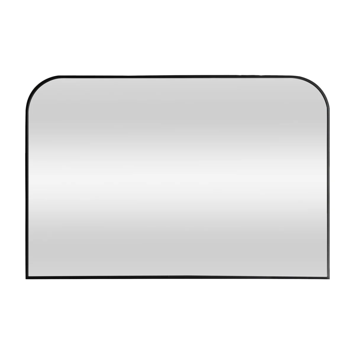 Aluminium Mantel Arch Mirror - 60x90cm