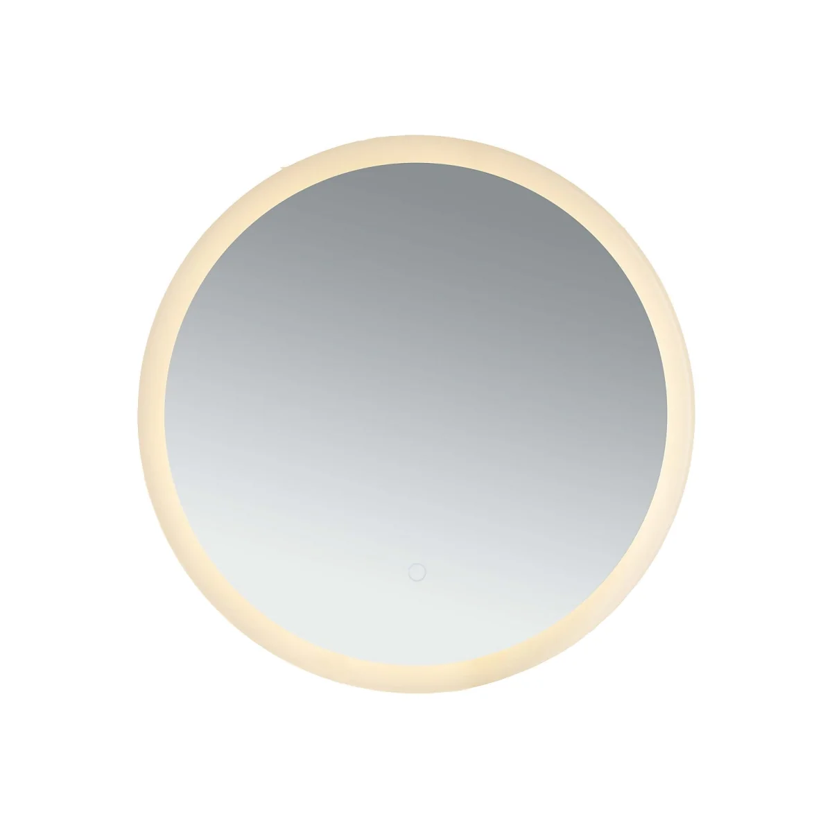 Oaksey Round Frosted Edge Mirror - 600mm