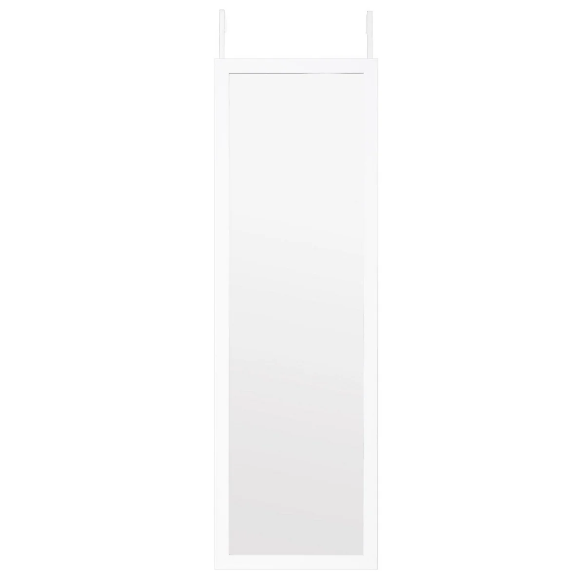 Over Door Hanging Mirror - 120x30cm - White