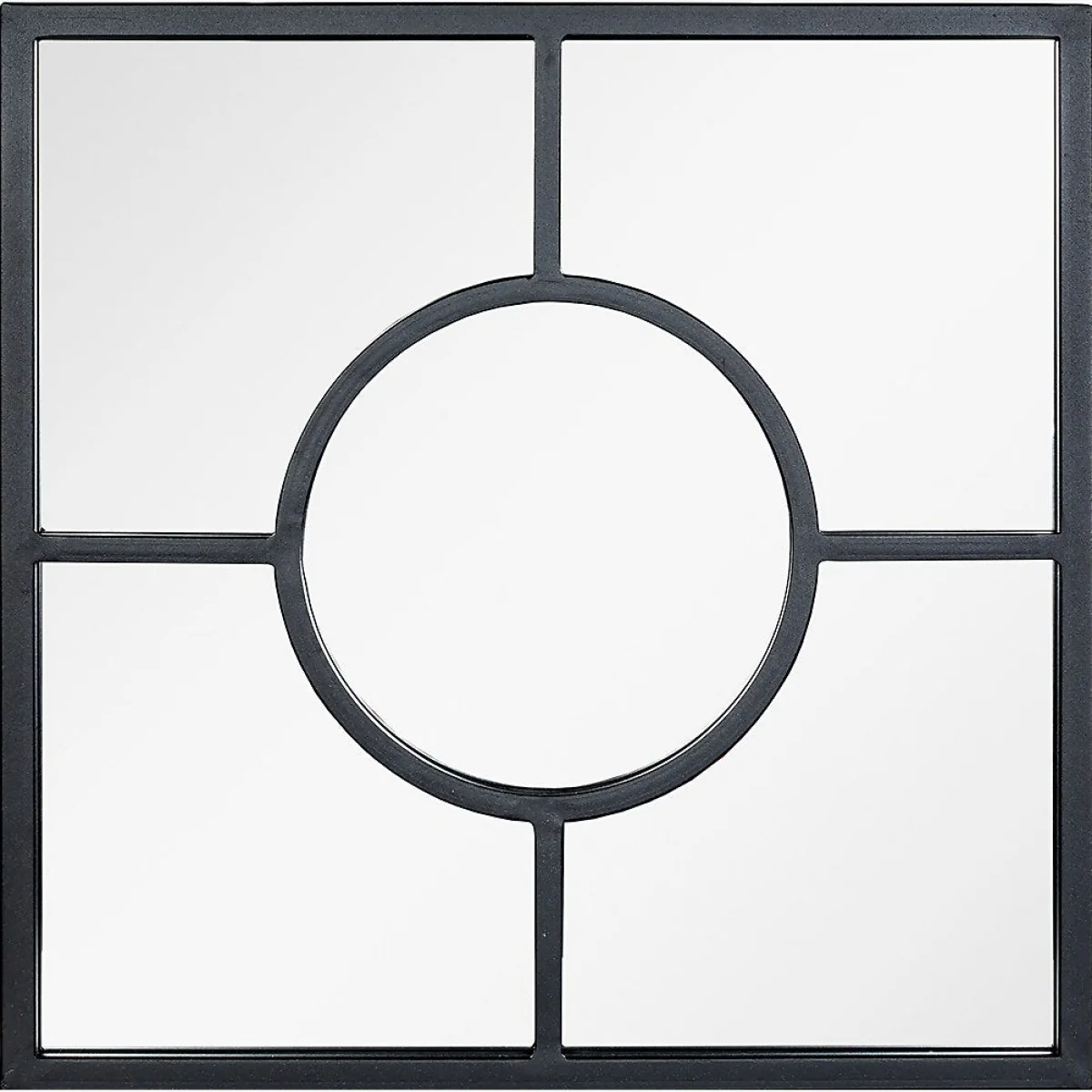 Black Square Garden Mirror