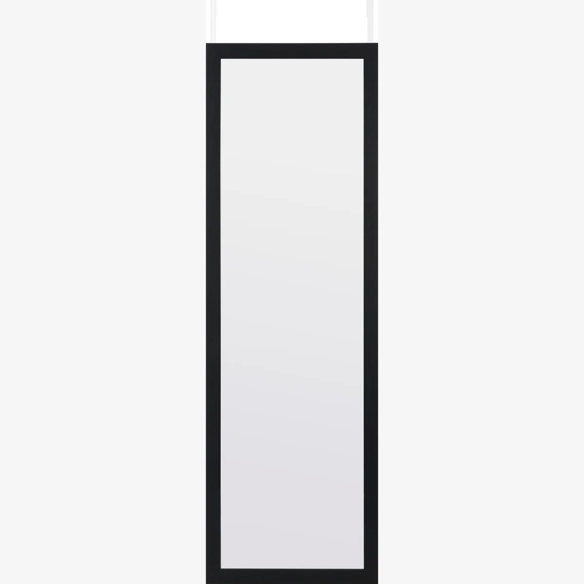 Overdoor Hanging Mirror - 120x30 cm - Black