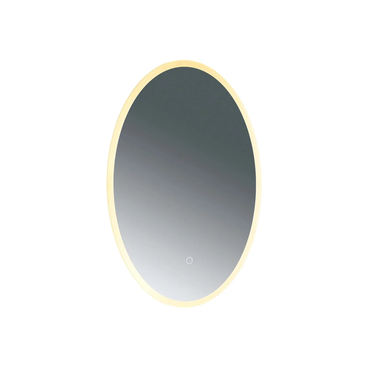 Burleigh Oval Acrylic Edge Mirror - 700x500mm