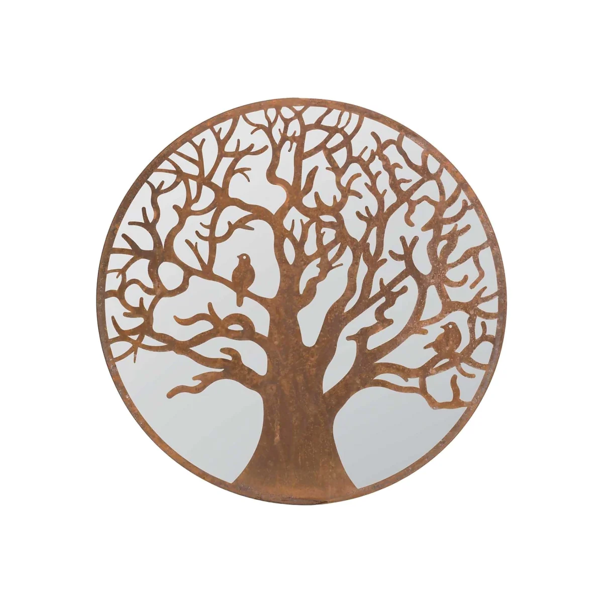 MirrorOutlet Bird Round Garden Mirror - 60cm