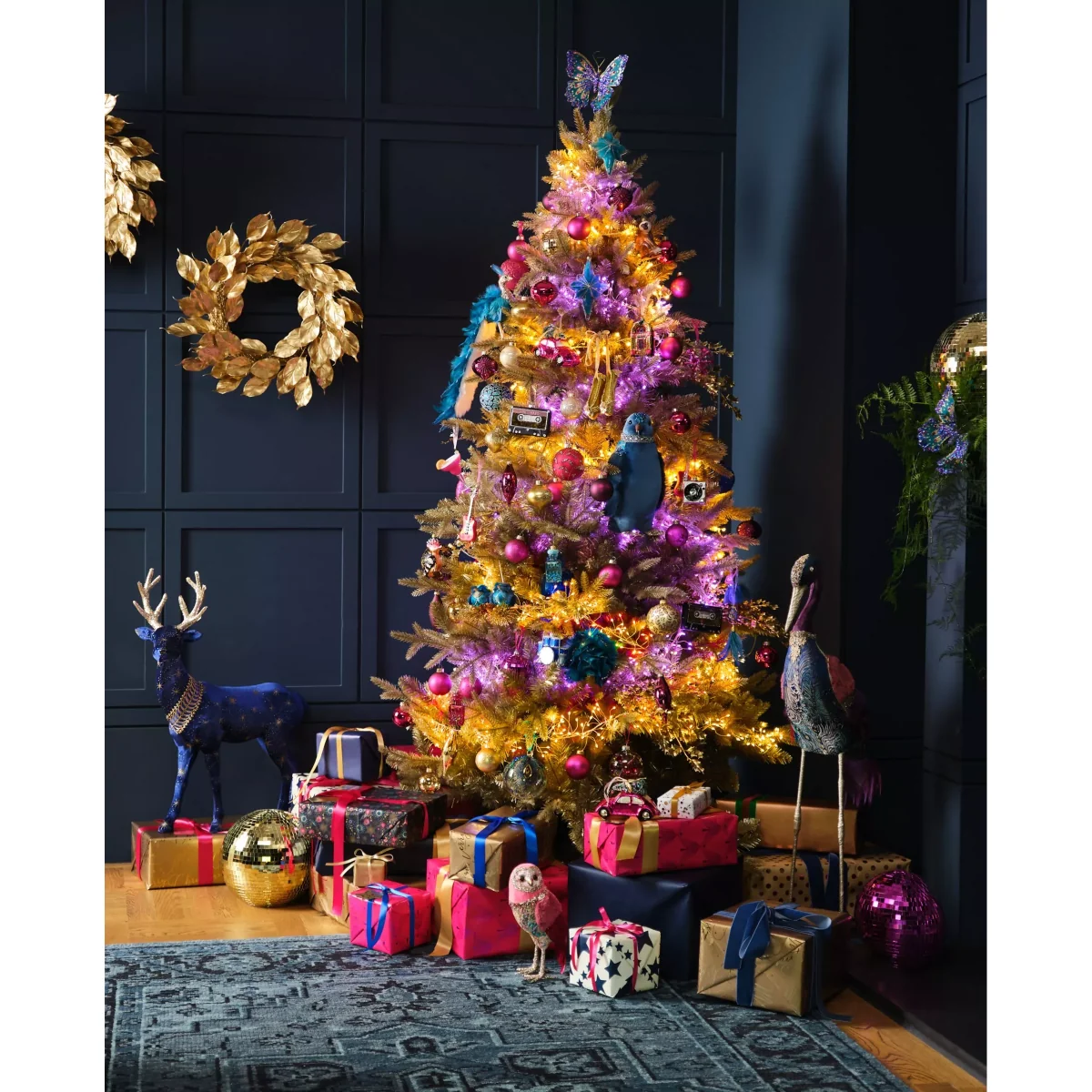 John Lewis Nightlife Large Mirror Ball Decoration, Gold – image 4