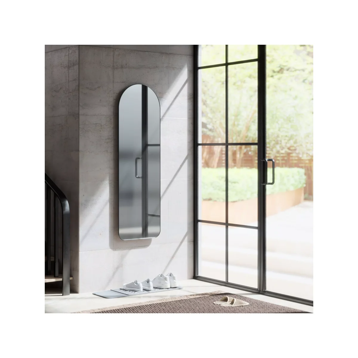 Umbra Hubba Arch Leaner Mirror, 158 x 51cm, Titanium – image 8