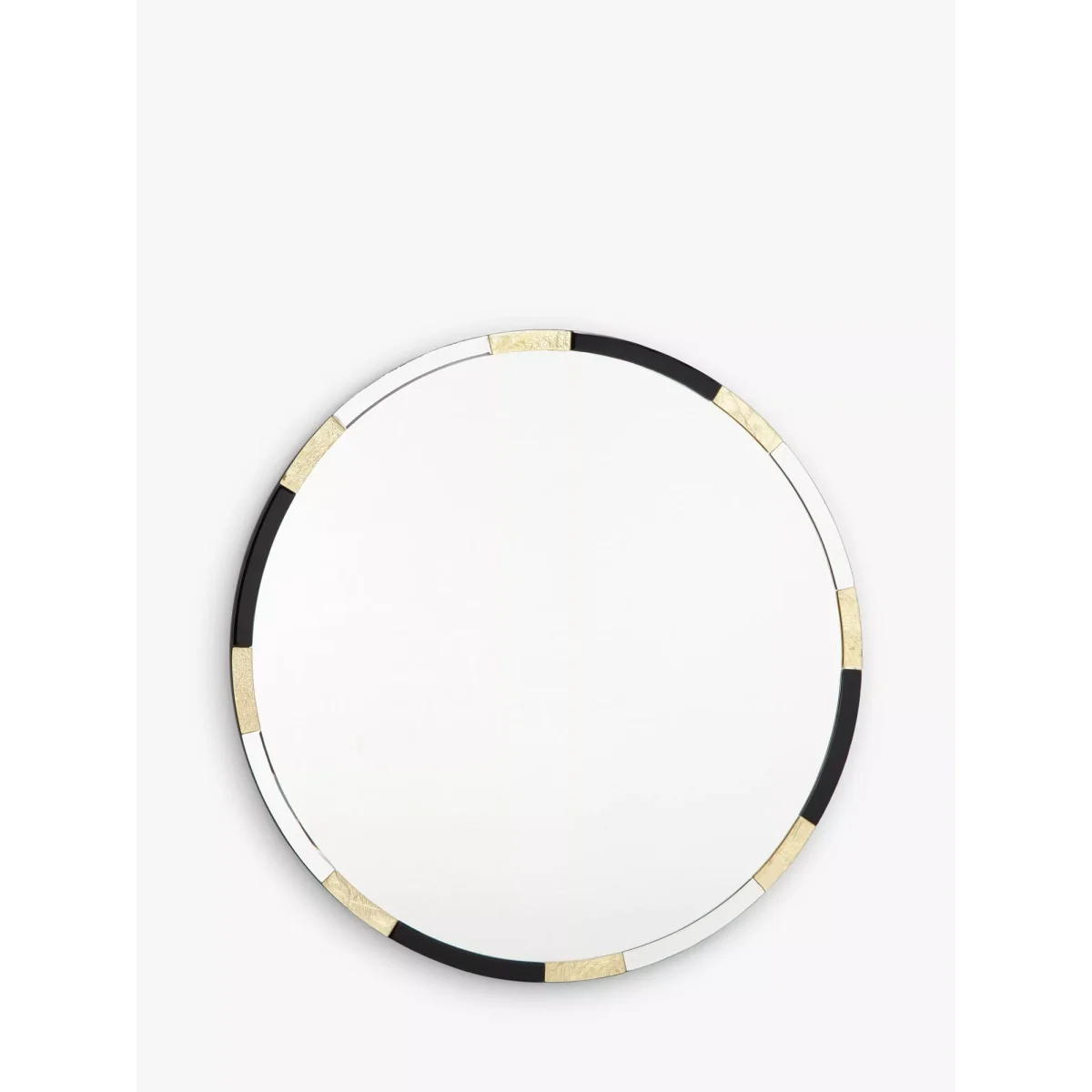 Där Gadany Round Wall Mirror, 80cm, Gold/Black – image 2