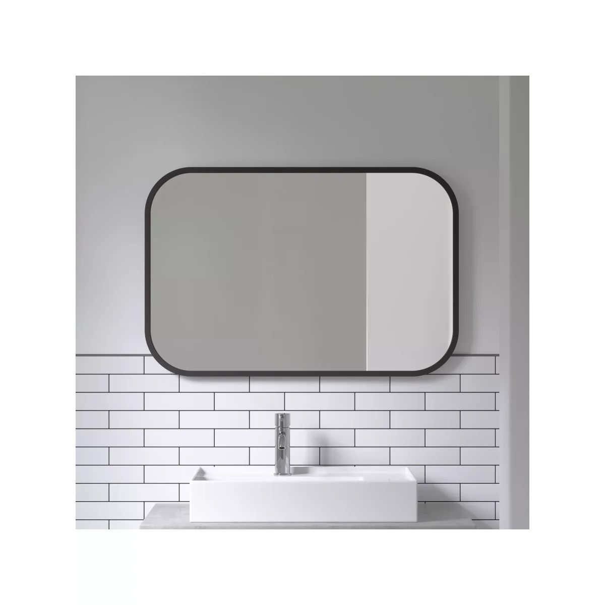 Umbra Hub Rectangular Wall Mirror, 92 x 61cm – image 5