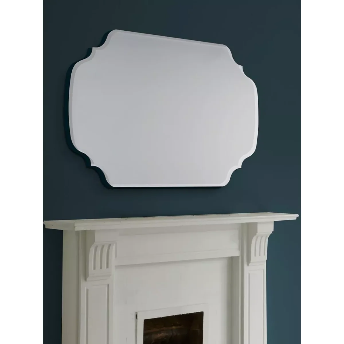 Laura Ashley Rochelle Bevelled Glass Wall Mirror, 72 x 100cm, Clear – image 2
