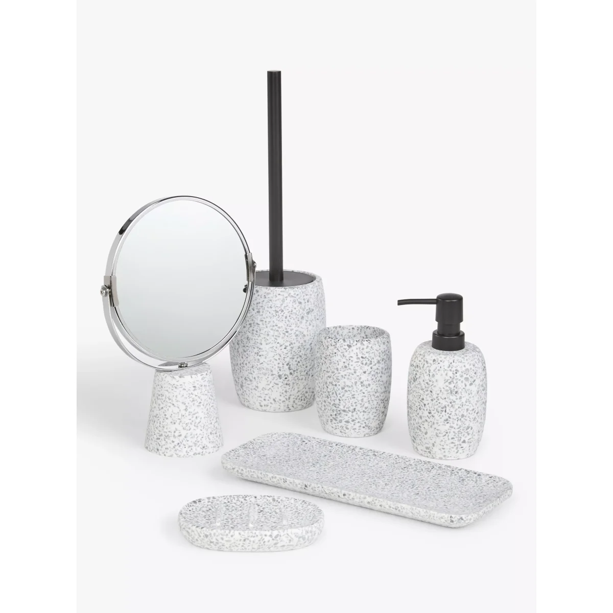 John Lewis Terrazzo Pedestal Mirror – image 4