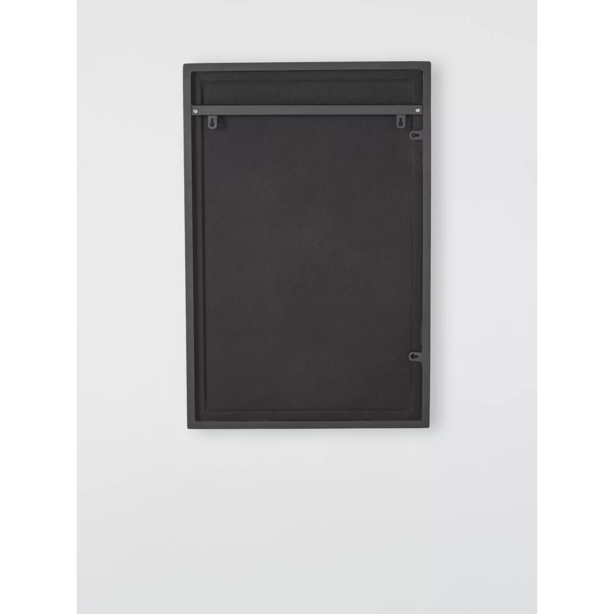 John Lewis Rye Metal Frame Rectangular Wall Mirror, 90 x 60cm – image 3