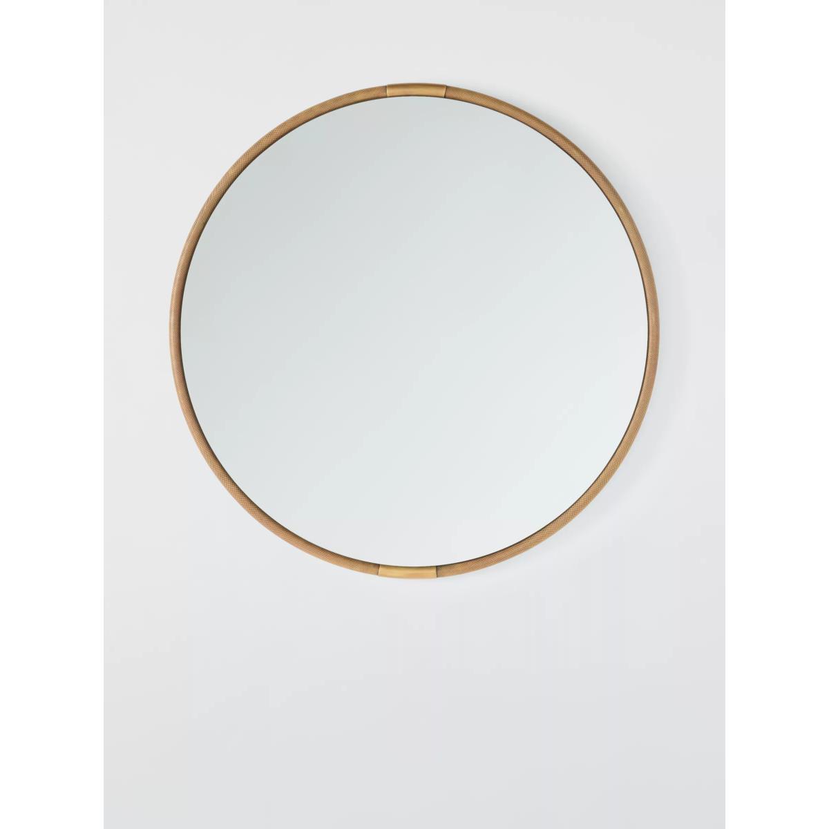 John Lewis Knurl Metal Frame Round Wall Mirror, 63cm – image 2