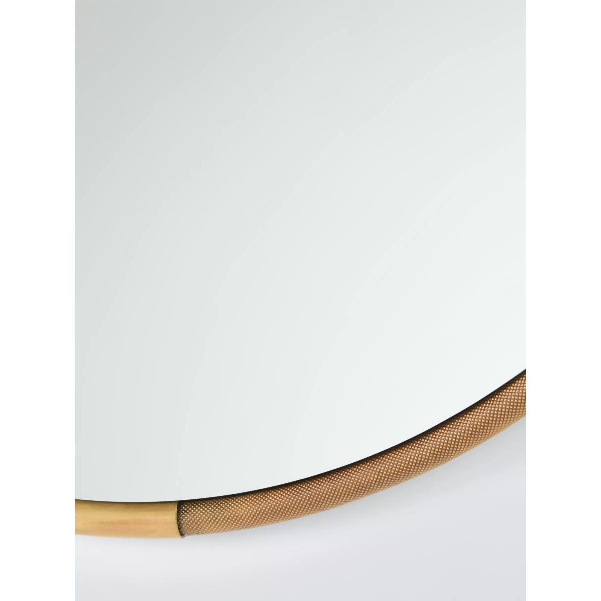 John Lewis Knurl Metal Frame Round Wall Mirror, 63cm – image 3