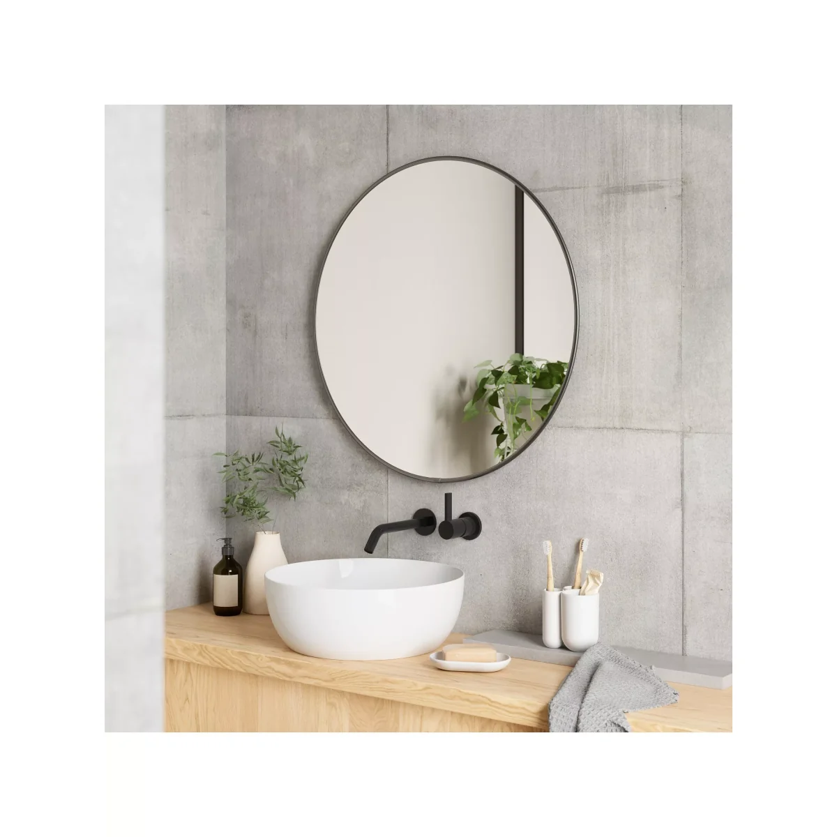 Umbra Hubba Round Wall Mirror, 61cm – image 9