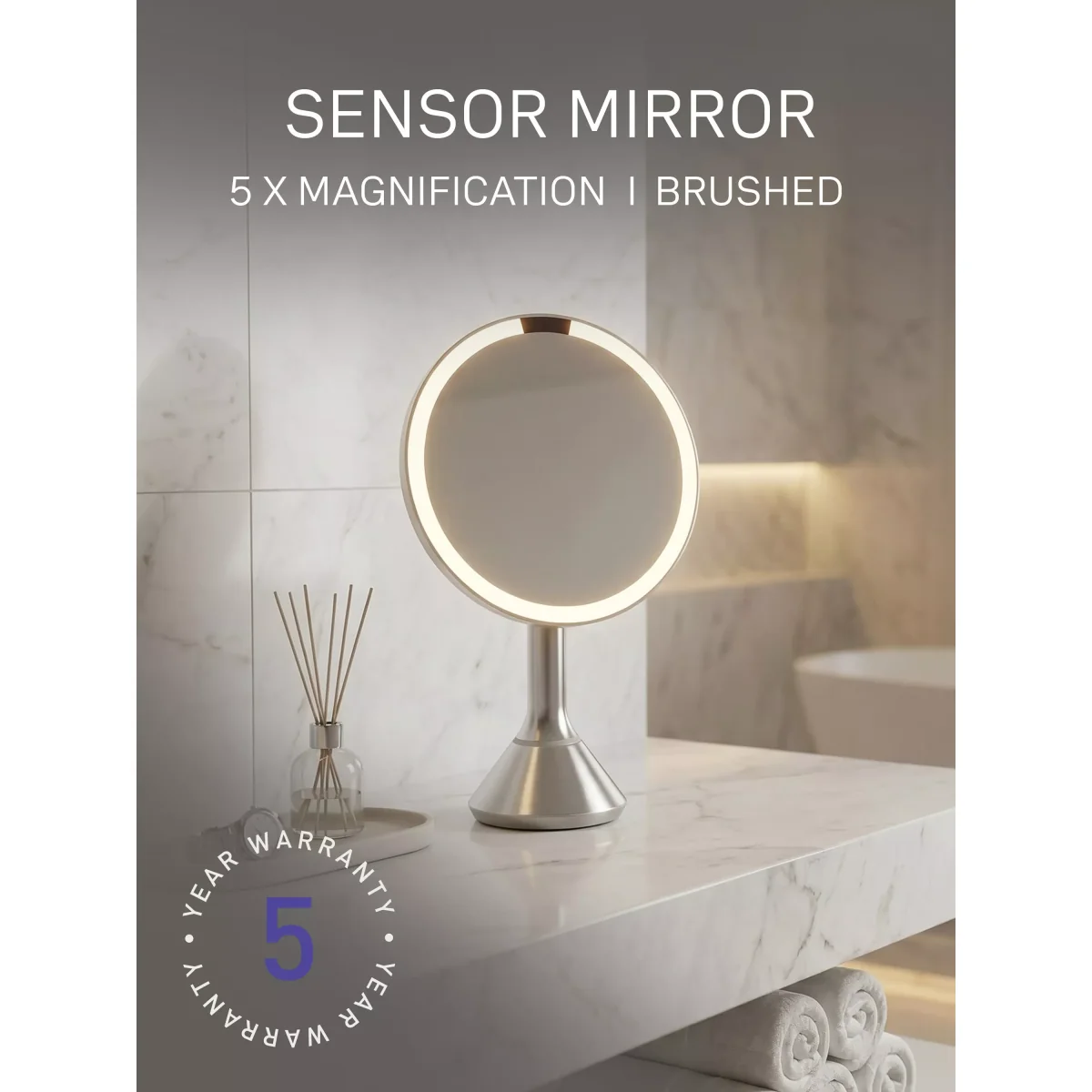 simplehuman Sensor Mirror, Black – image 3