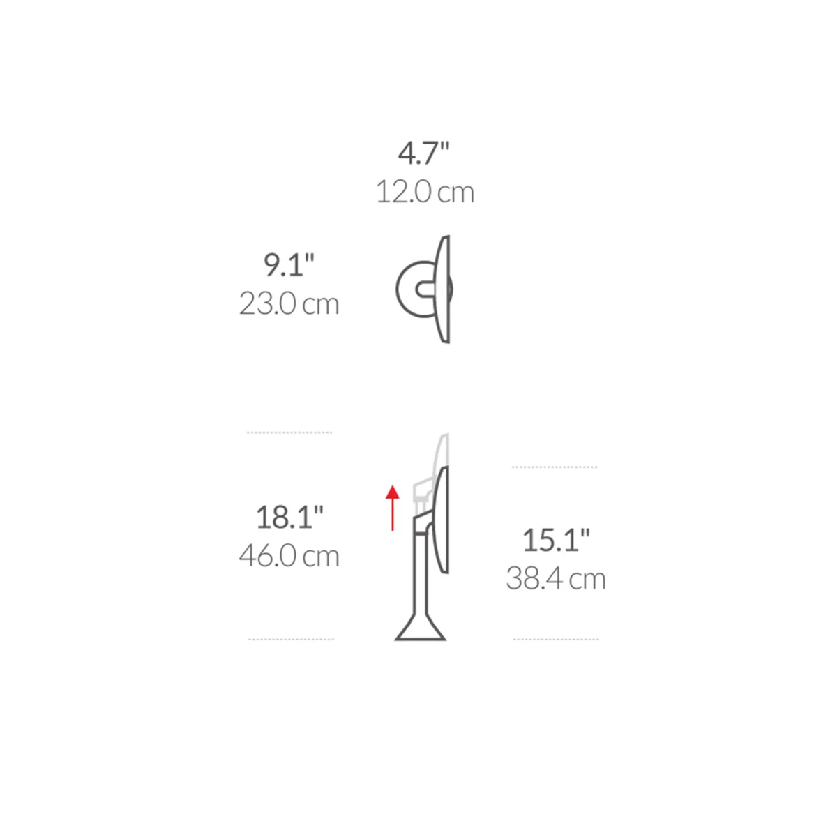 simplehuman Sensor Mirror, Black – image 9