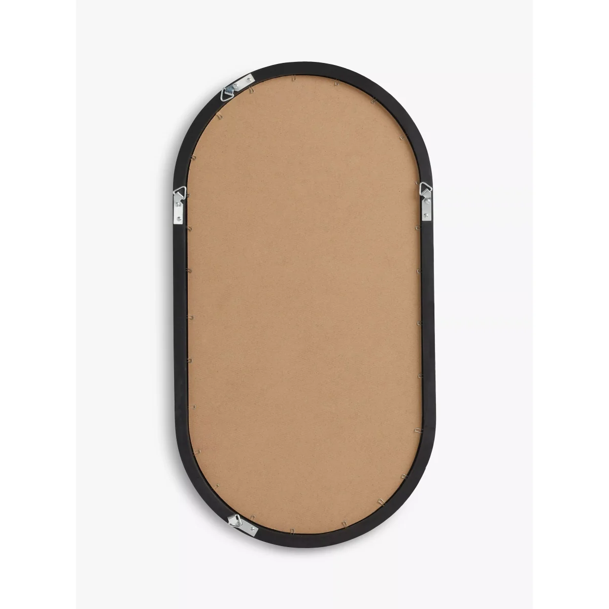 John Lewis Timeless Oval Wall Mirror, 75 x 40cm, Black – image 5