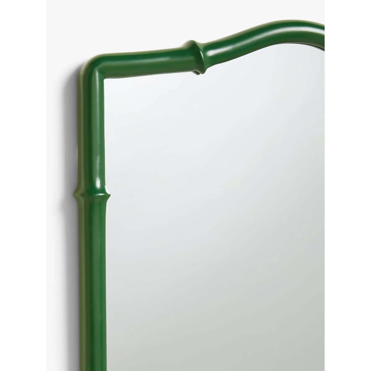 John Lewis Bamboo-Effect Wall Mirror, 75 x 54cm, Green – image 3